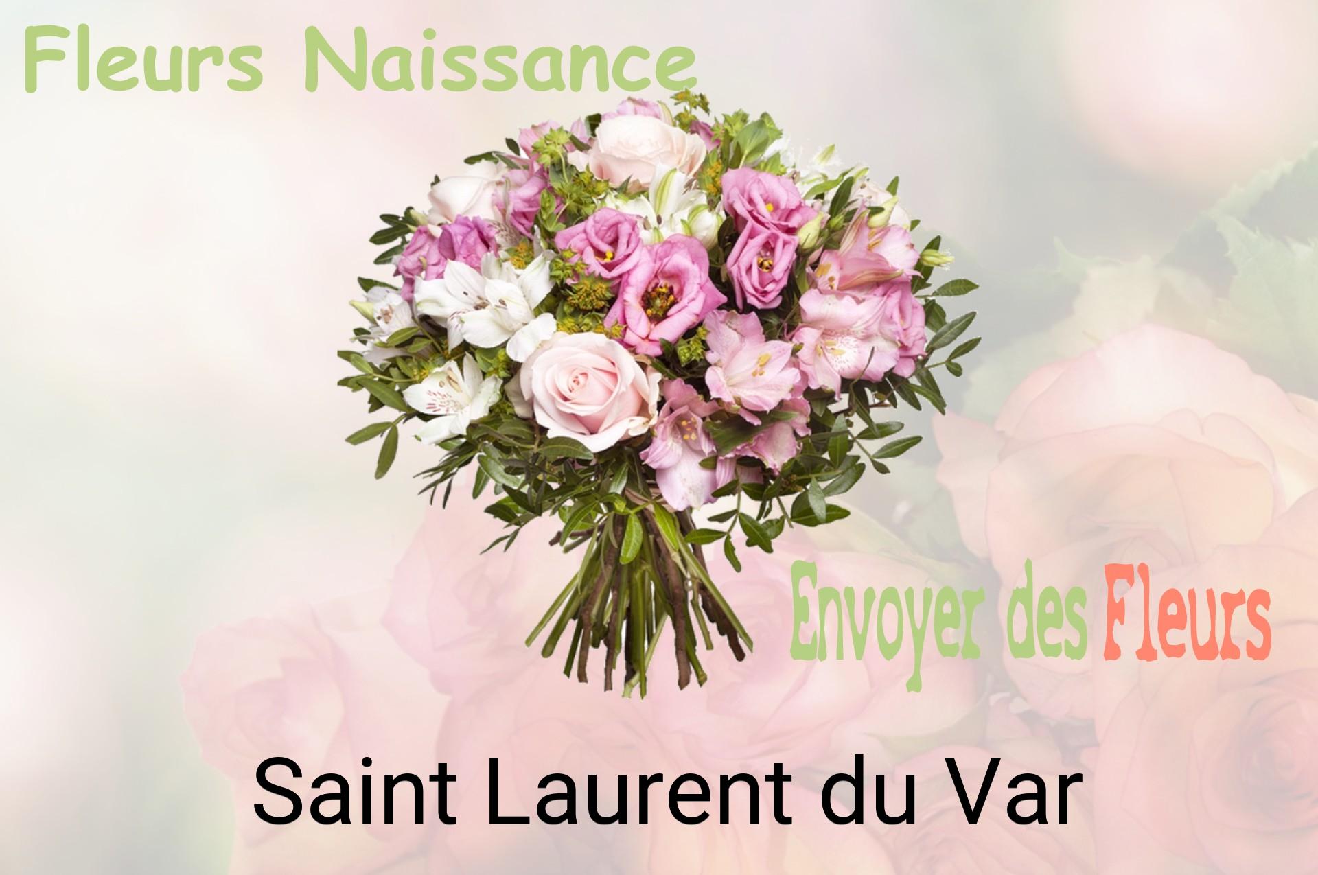Bouquet de fleurs de naissance livré à Saint-Laurent-du-Var